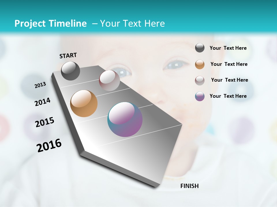 Cute Cheerful Face PowerPoint Template