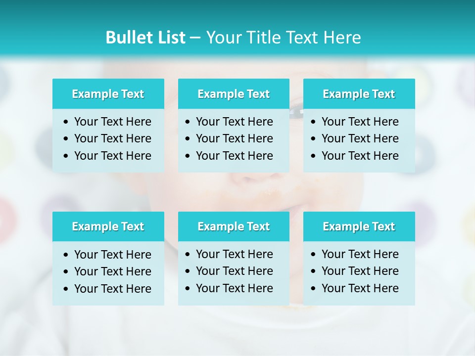 Cute Cheerful Face PowerPoint Template