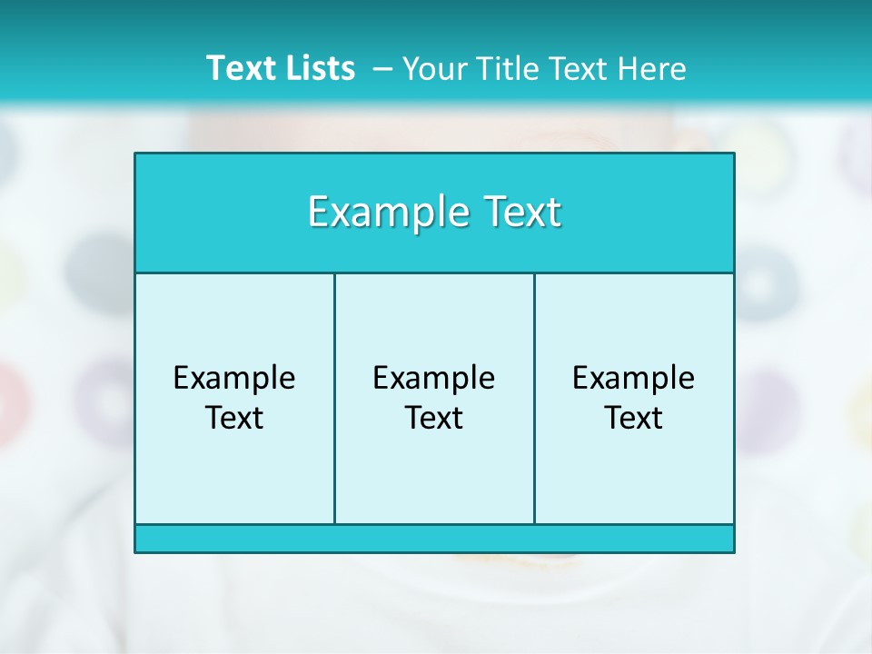 Cute Cheerful Face PowerPoint Template