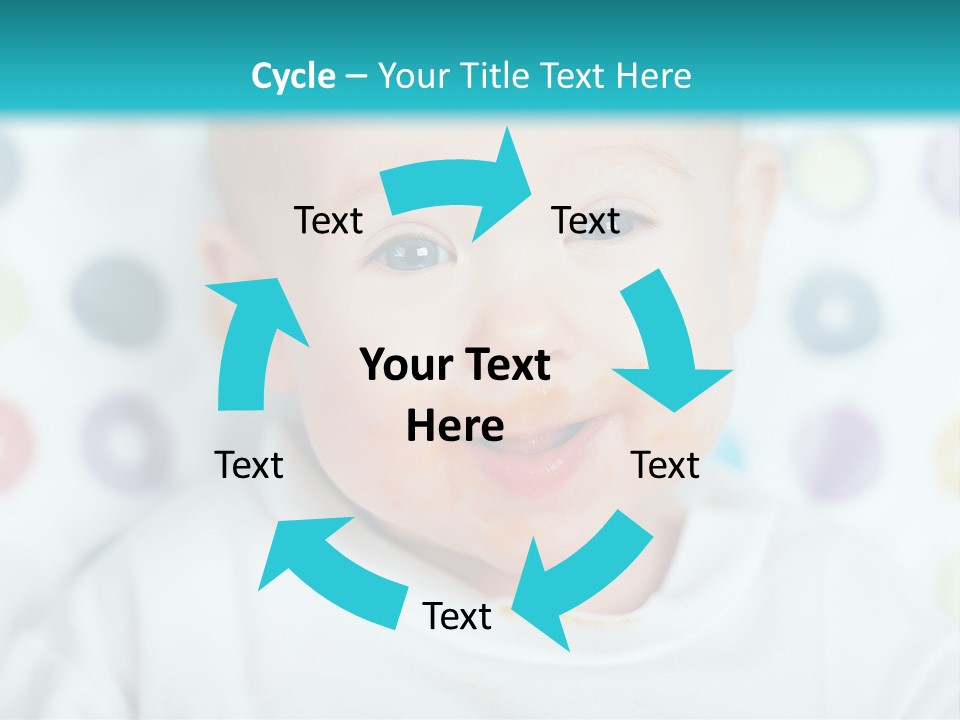 Cute Cheerful Face PowerPoint Template