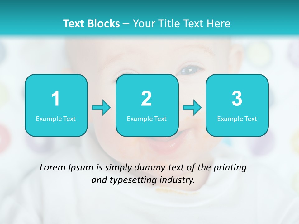 Cute Cheerful Face PowerPoint Template