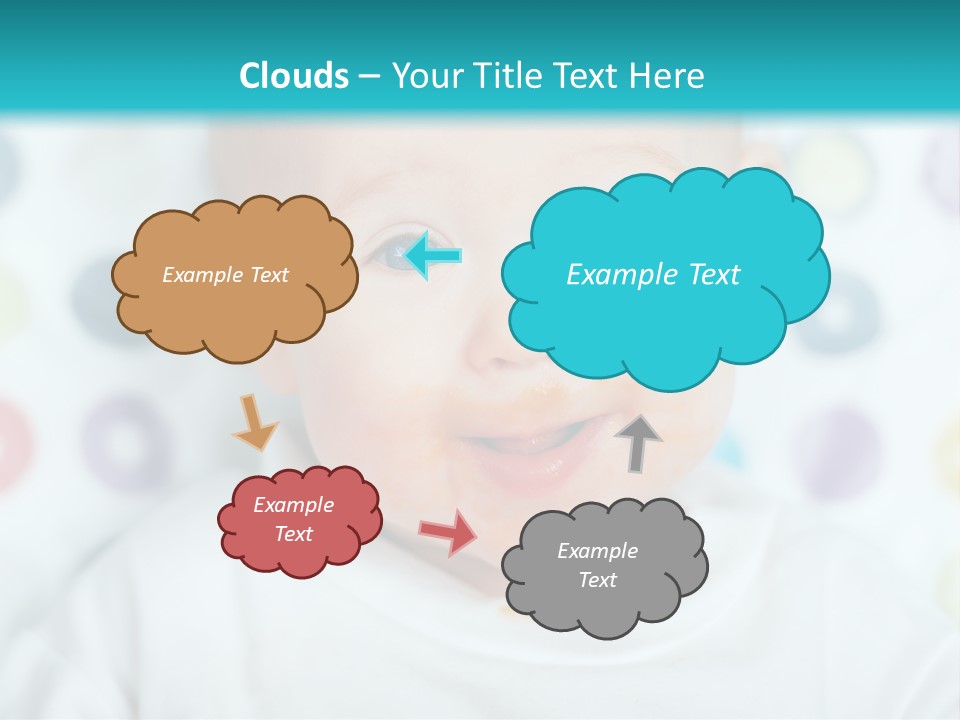 Cute Cheerful Face PowerPoint Template