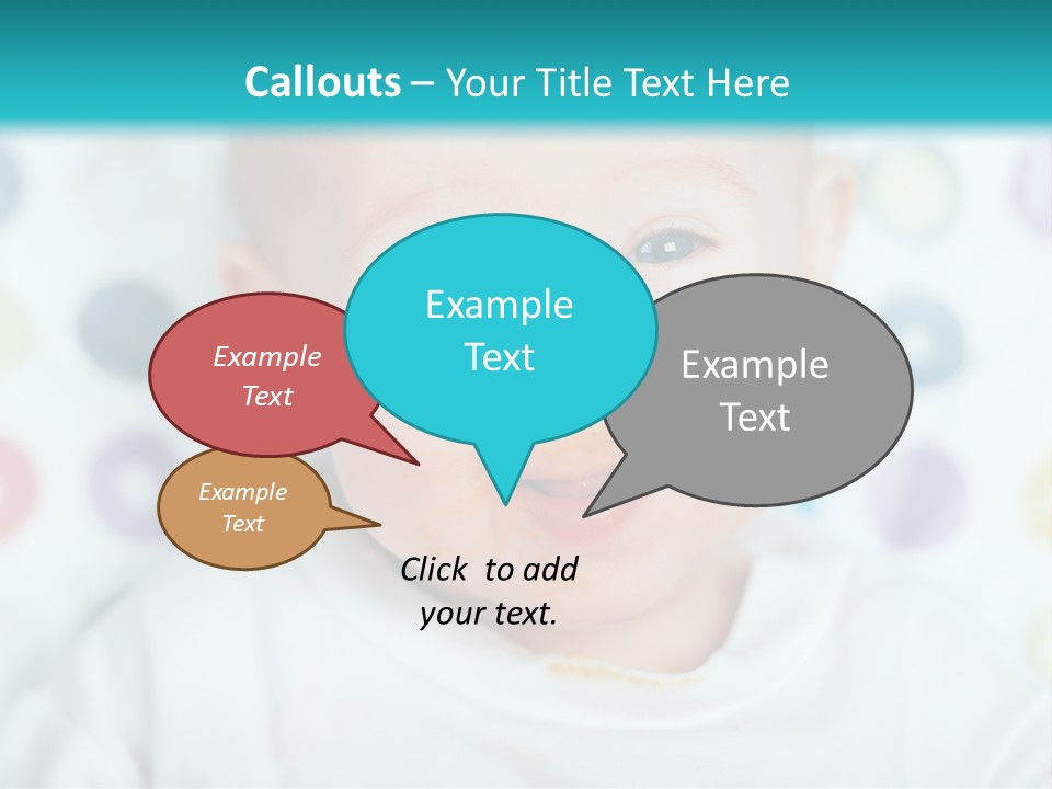 Cute Cheerful Face PowerPoint Template
