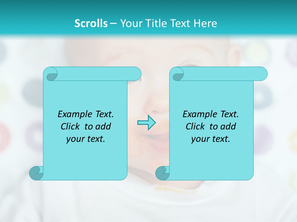Cute Cheerful Face PowerPoint Template