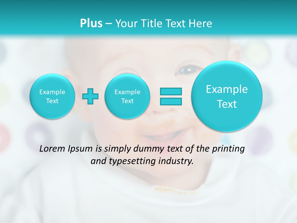 Cute Cheerful Face PowerPoint Template