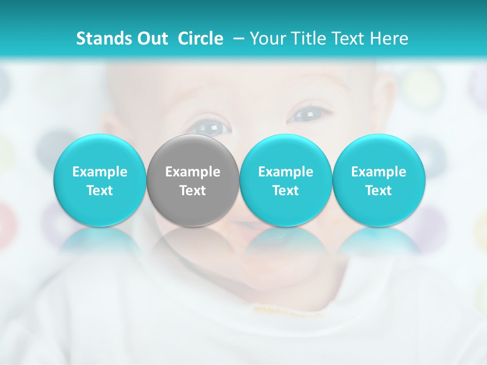 Cute Cheerful Face PowerPoint Template