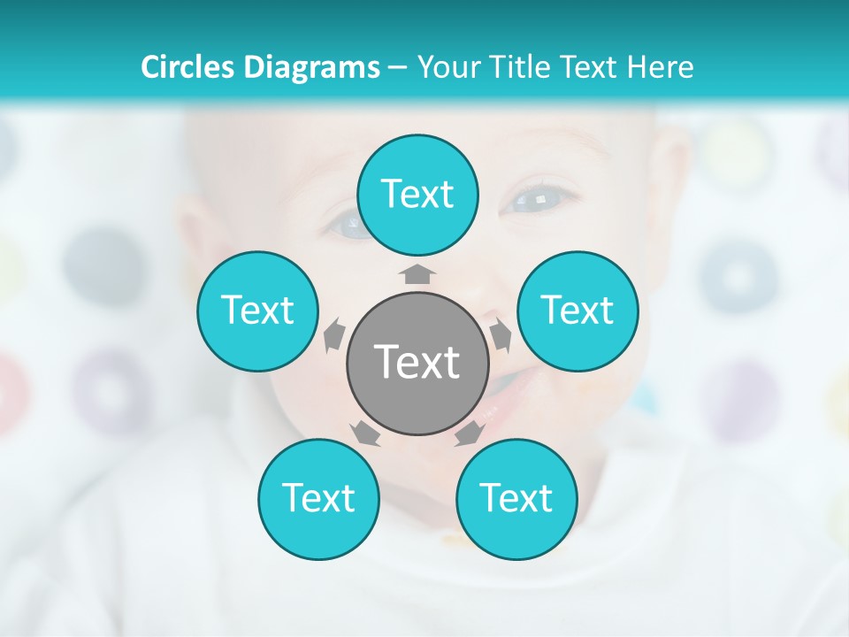 Cute Cheerful Face PowerPoint Template