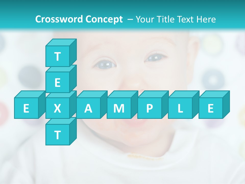 Cute Cheerful Face PowerPoint Template