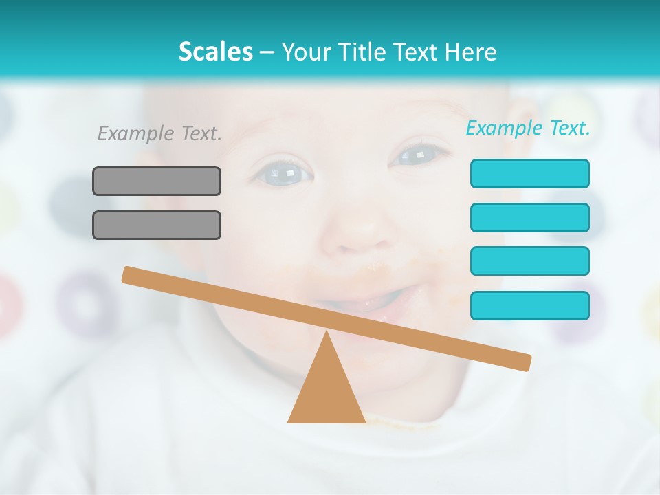 Cute Cheerful Face PowerPoint Template
