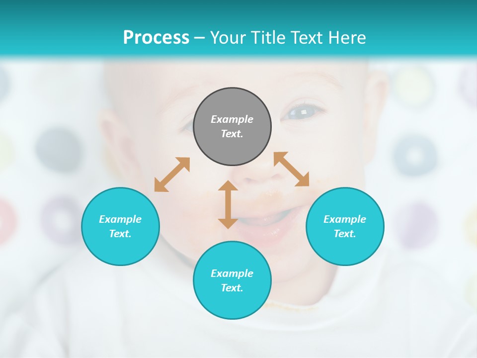 Cute Cheerful Face PowerPoint Template