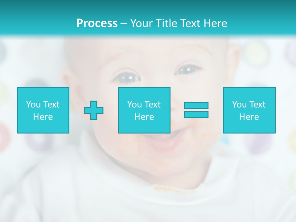Cute Cheerful Face PowerPoint Template