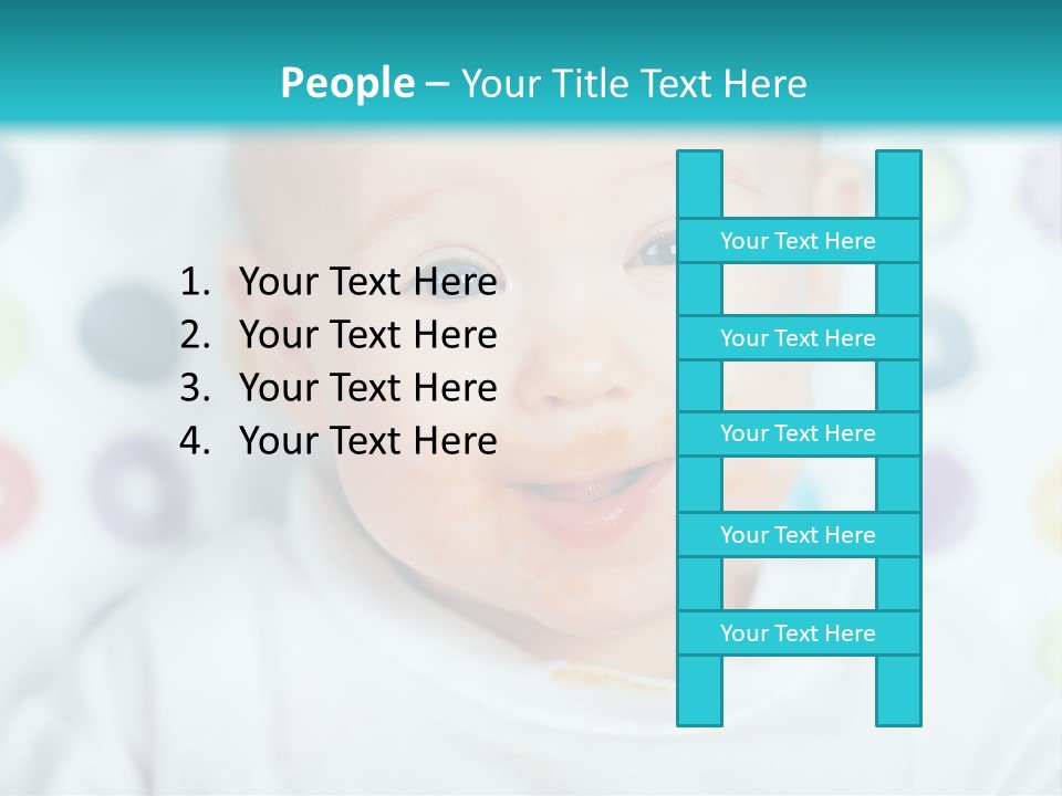 Cute Cheerful Face PowerPoint Template