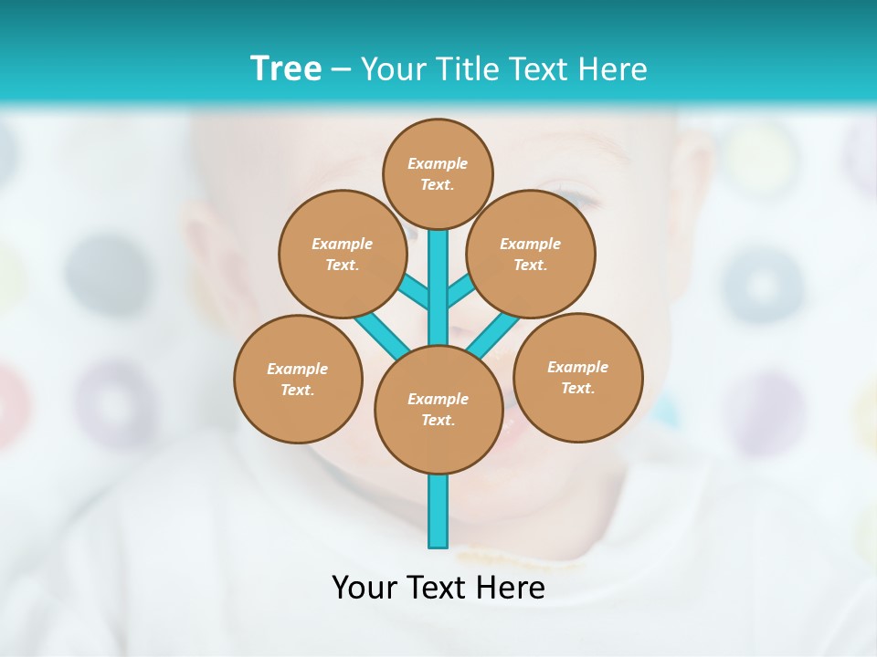 Cute Cheerful Face PowerPoint Template