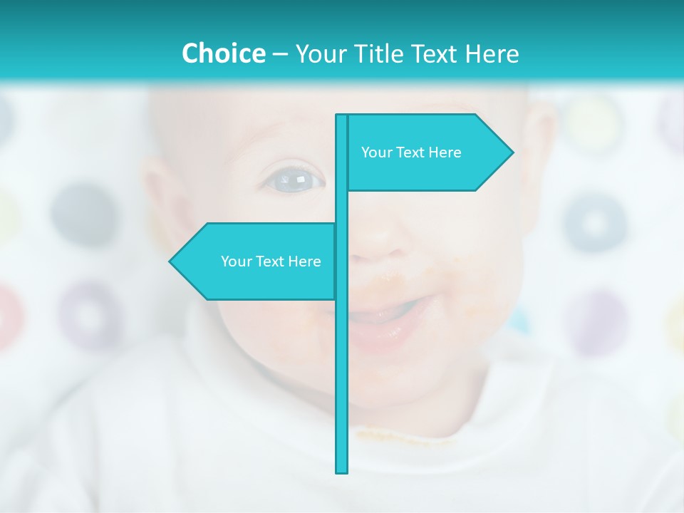 Cute Cheerful Face PowerPoint Template