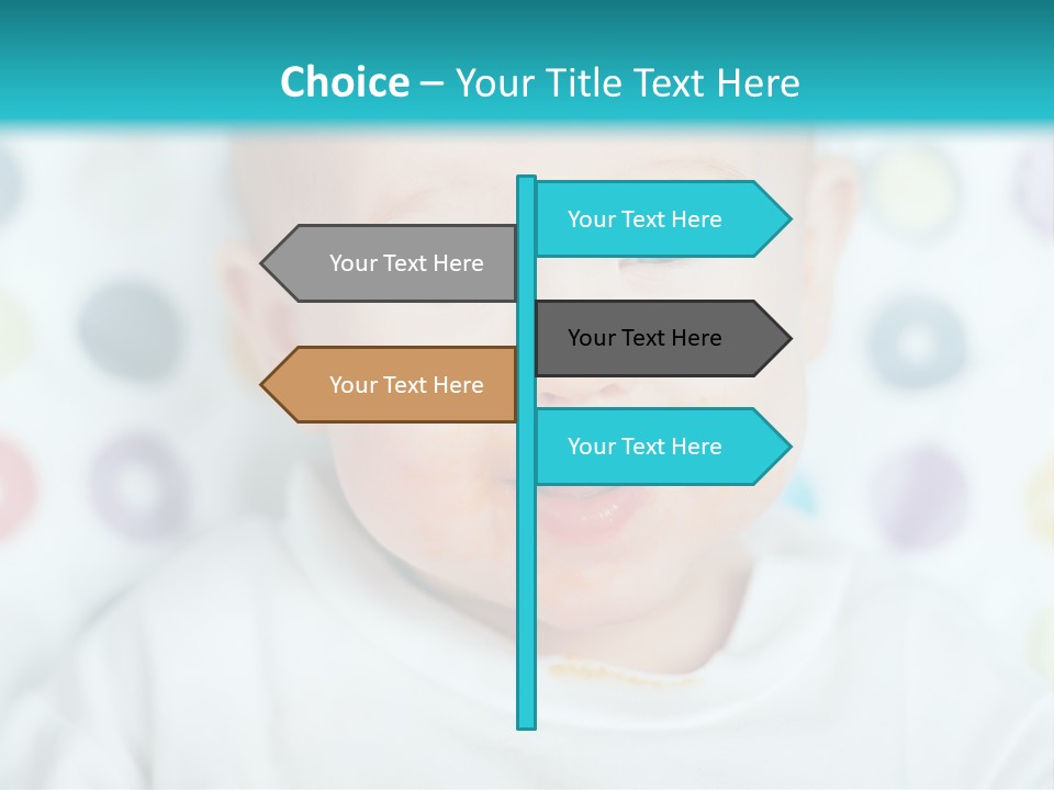 Cute Cheerful Face PowerPoint Template