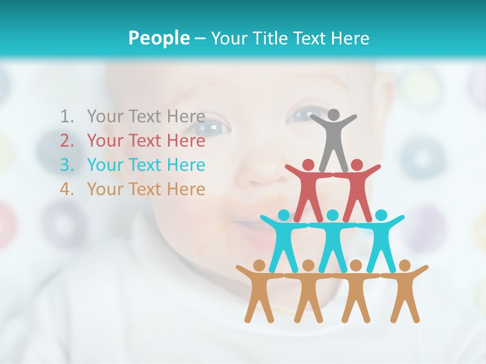 Cute Cheerful Face PowerPoint Template