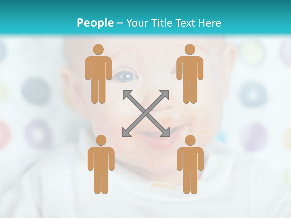 Cute Cheerful Face PowerPoint Template