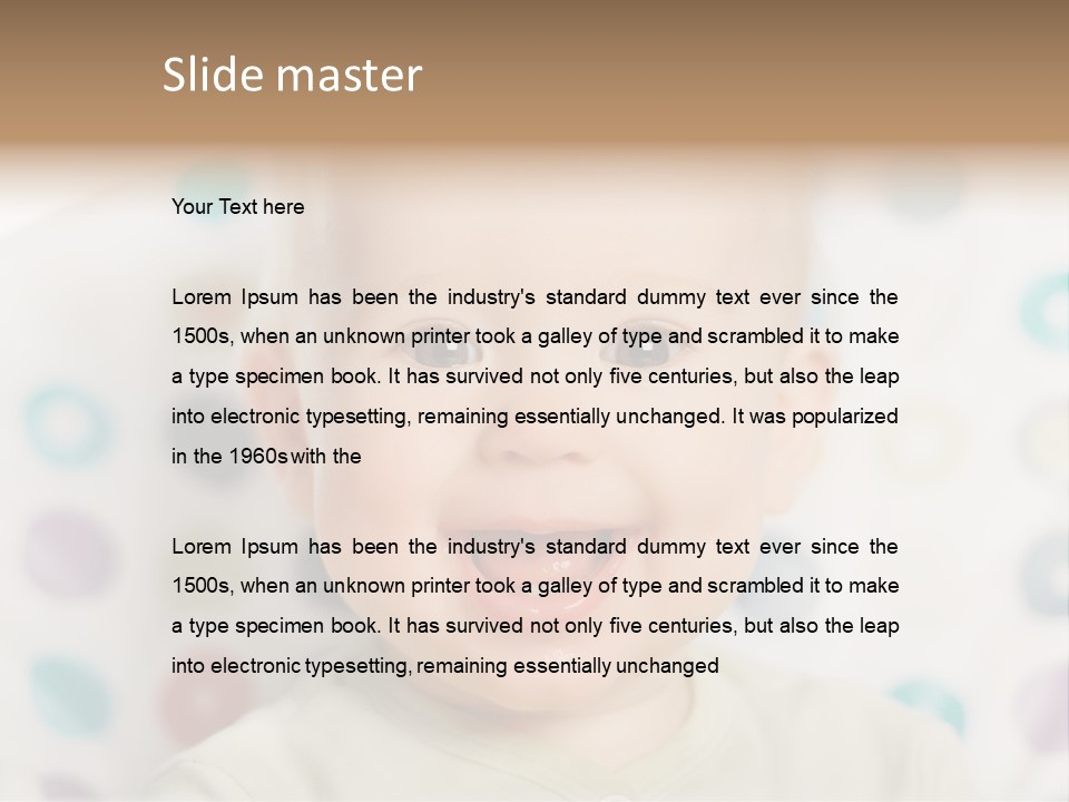 White Looking Beauty PowerPoint Template