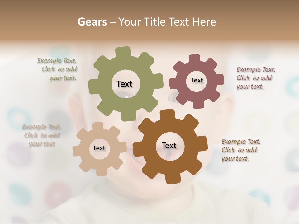 White Looking Beauty PowerPoint Template