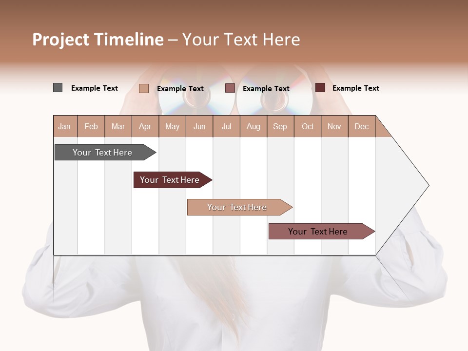 Girl Music Disc PowerPoint Template