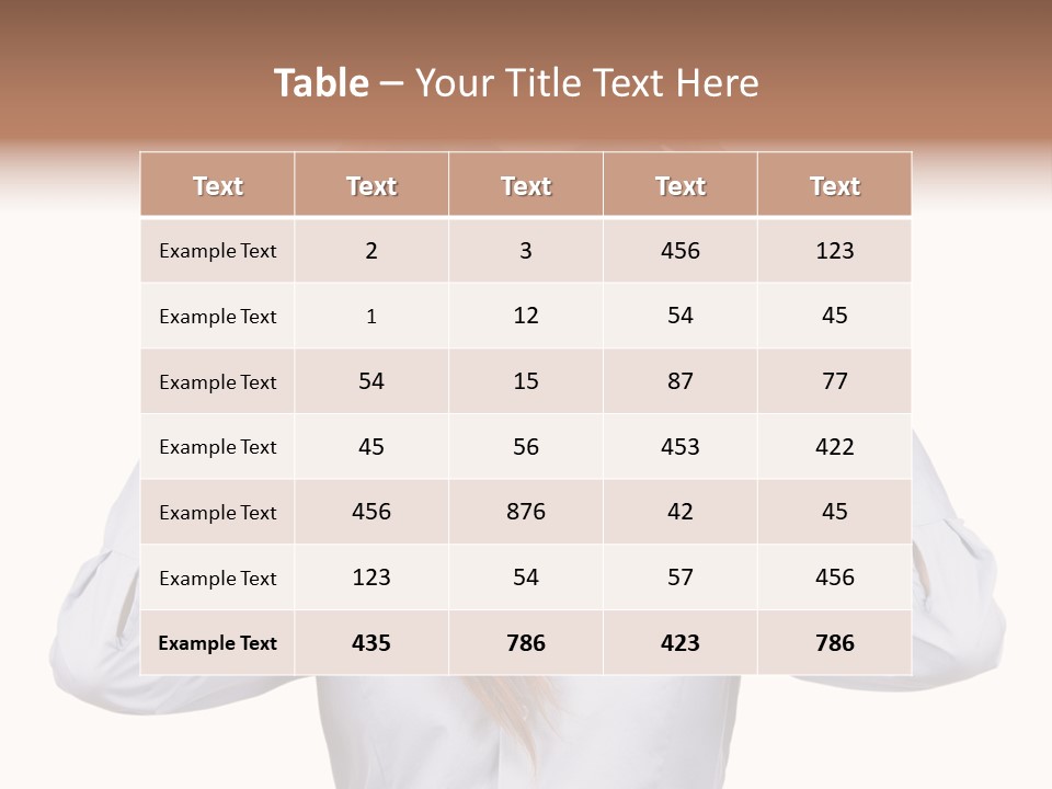 Girl Music Disc PowerPoint Template