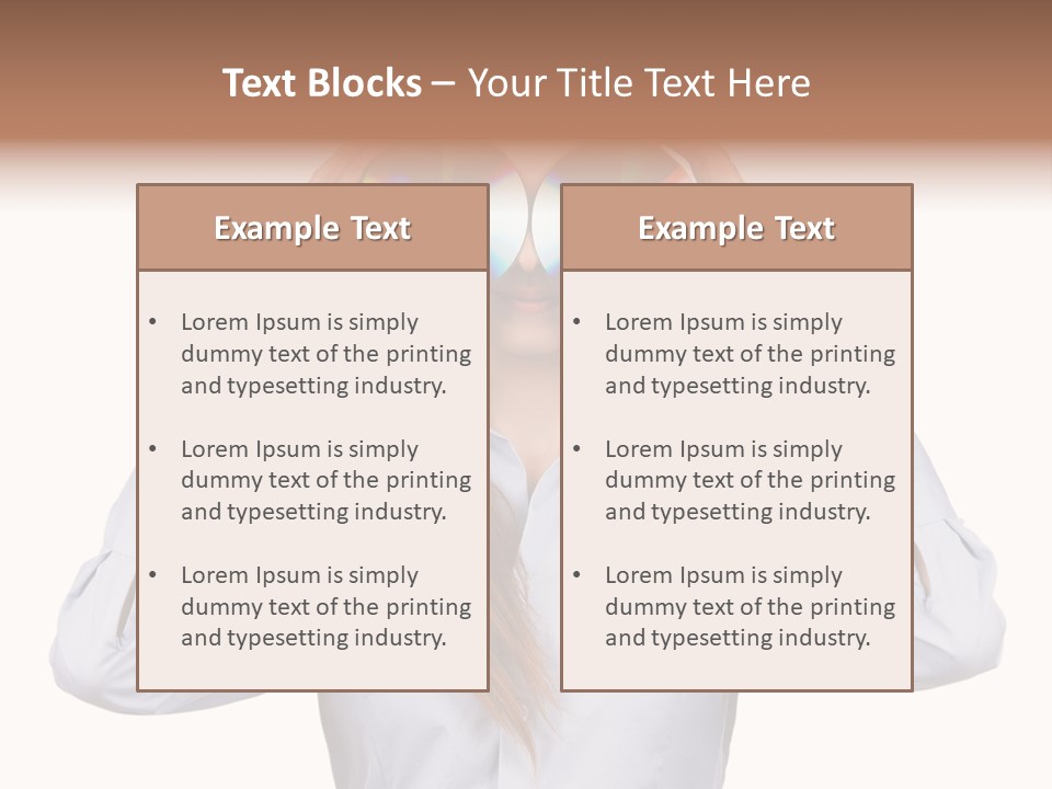 Girl Music Disc PowerPoint Template