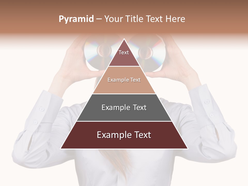 Girl Music Disc PowerPoint Template