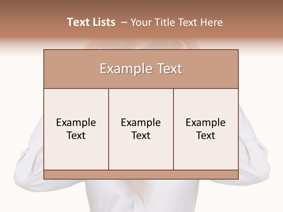 Girl Music Disc PowerPoint Template