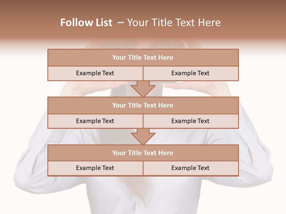 Girl Music Disc PowerPoint Template