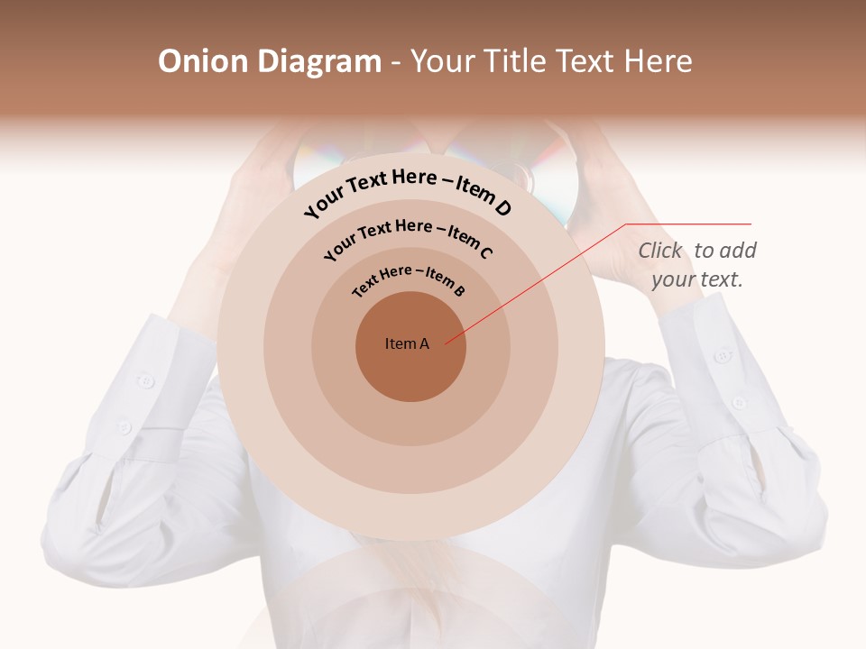 Girl Music Disc PowerPoint Template