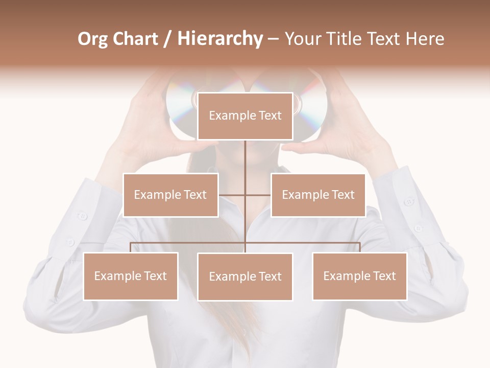 Girl Music Disc PowerPoint Template