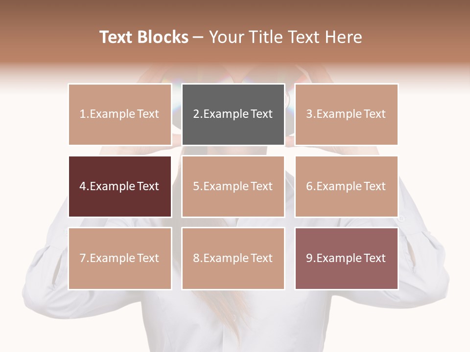 Girl Music Disc PowerPoint Template