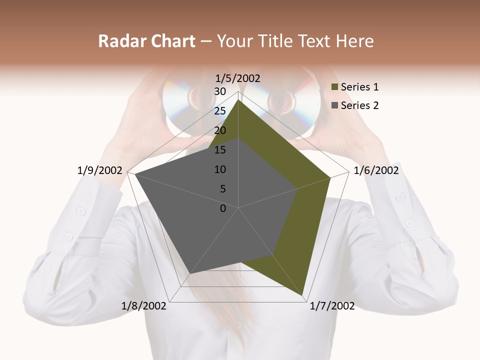 Girl Music Disc PowerPoint Template