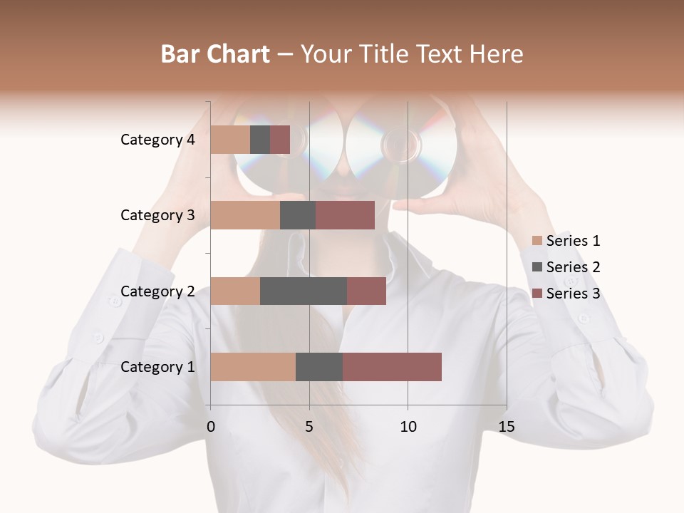 Girl Music Disc PowerPoint Template