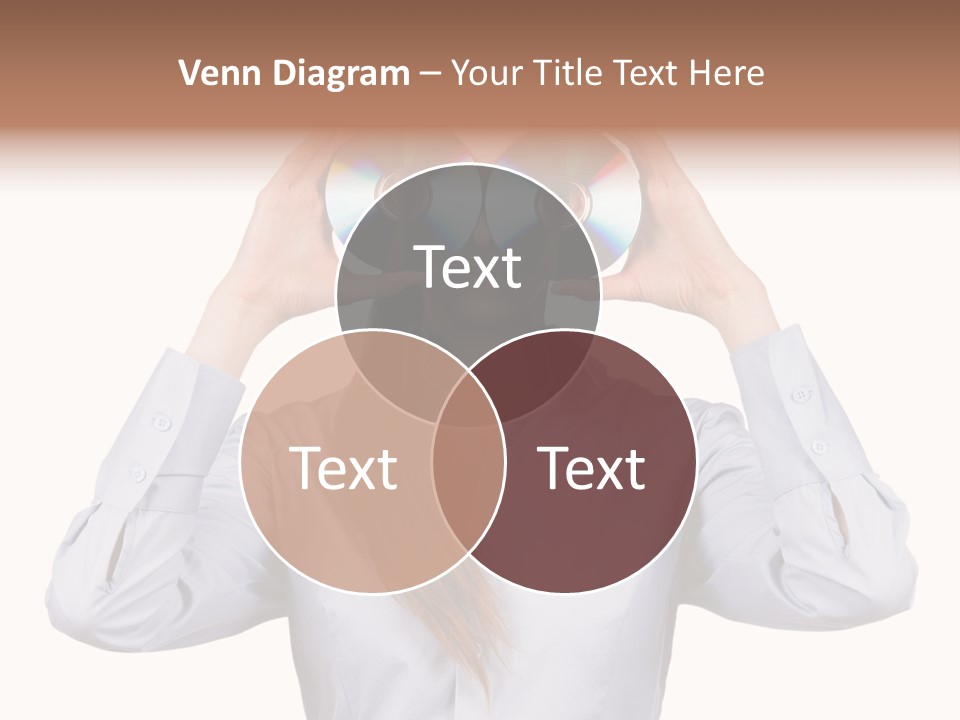 Girl Music Disc PowerPoint Template