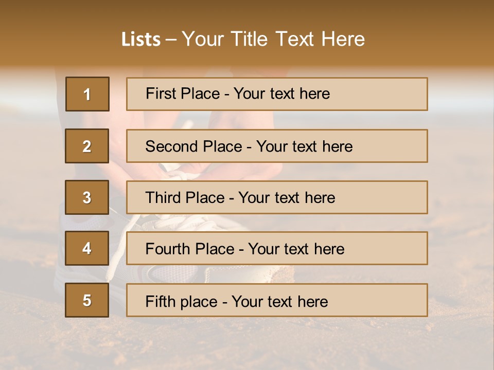 Detail Workout Activity PowerPoint Template
