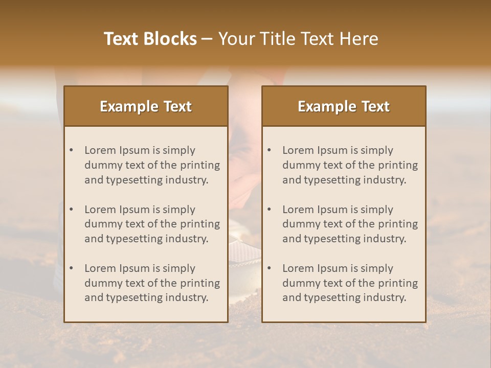 Detail Workout Activity PowerPoint Template