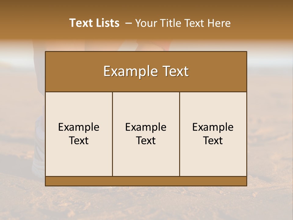 Detail Workout Activity PowerPoint Template