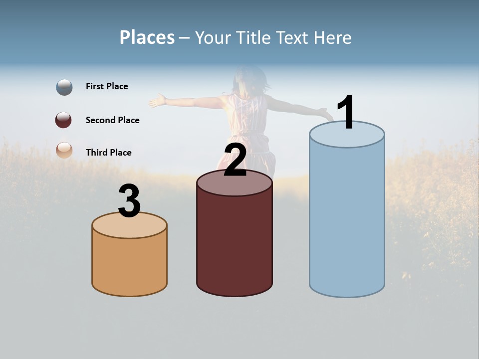 Jump Fun Person PowerPoint Template