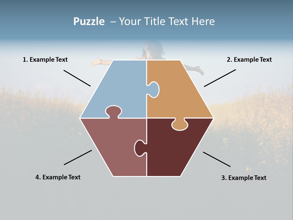 Jump Fun Person PowerPoint Template