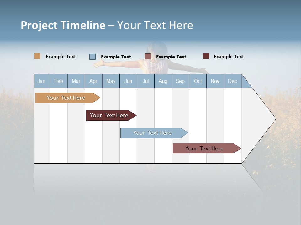 Jump Fun Person PowerPoint Template