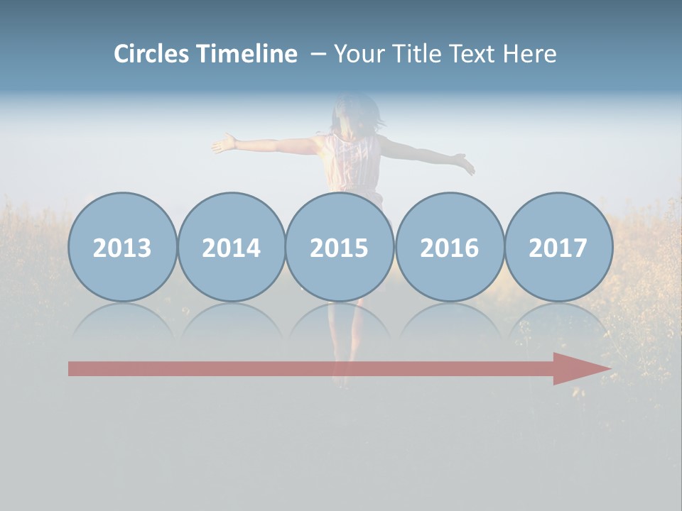 Jump Fun Person PowerPoint Template