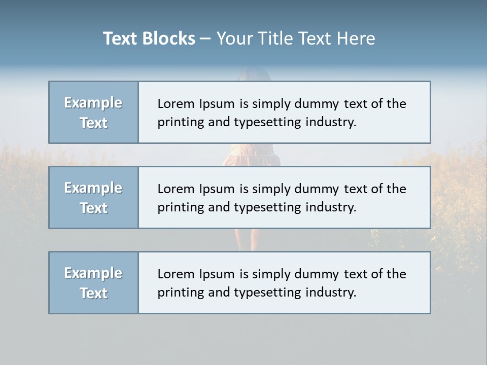 Jump Fun Person PowerPoint Template