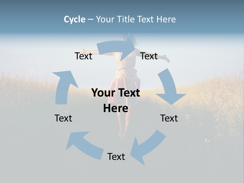 Jump Fun Person PowerPoint Template