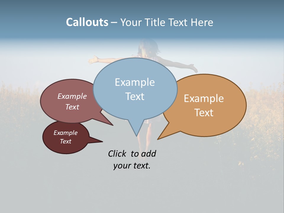 Jump Fun Person PowerPoint Template