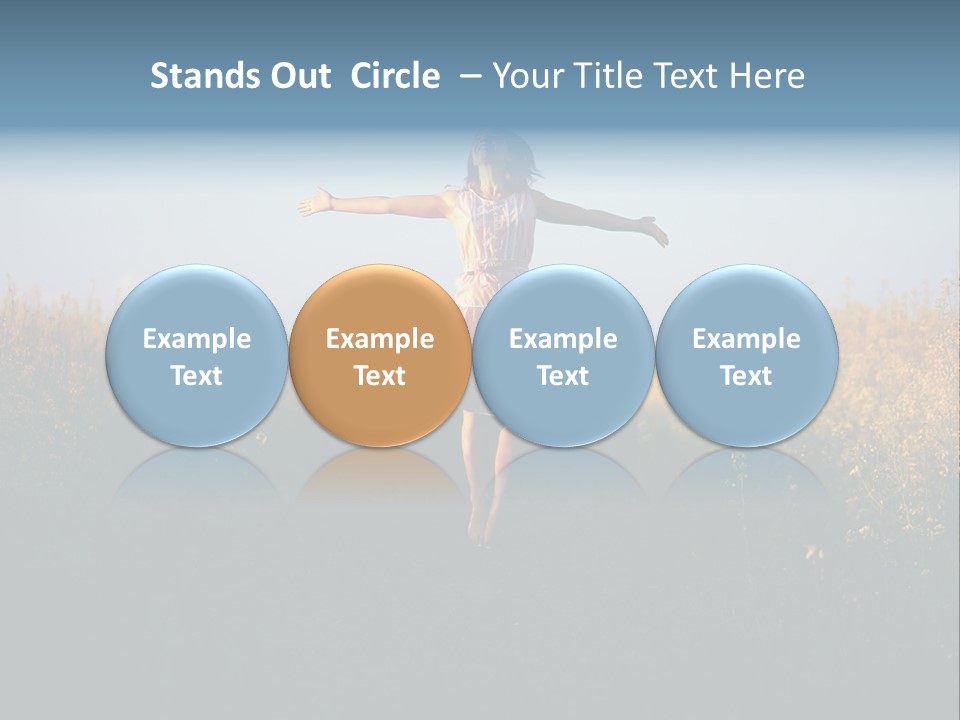 Jump Fun Person PowerPoint Template