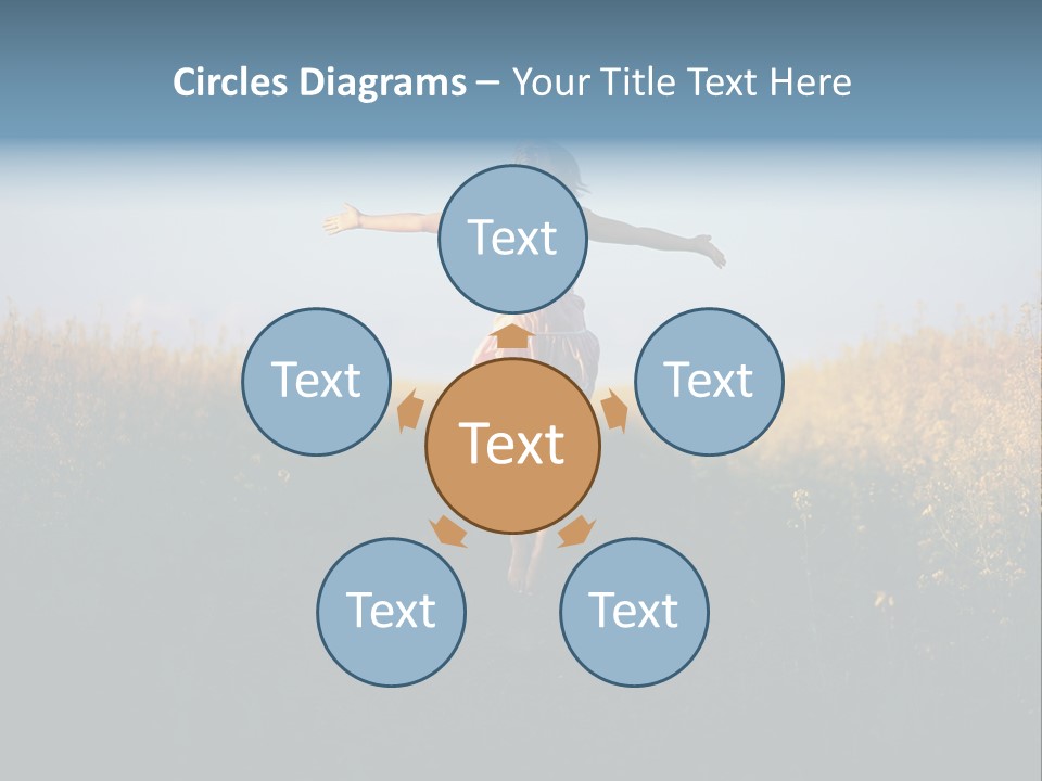 Jump Fun Person PowerPoint Template