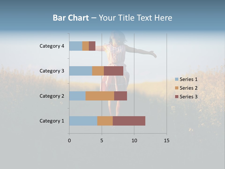 Jump Fun Person PowerPoint Template