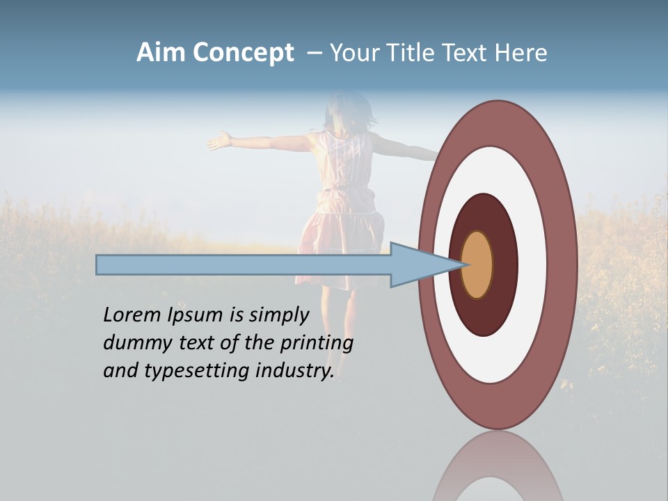 Jump Fun Person PowerPoint Template