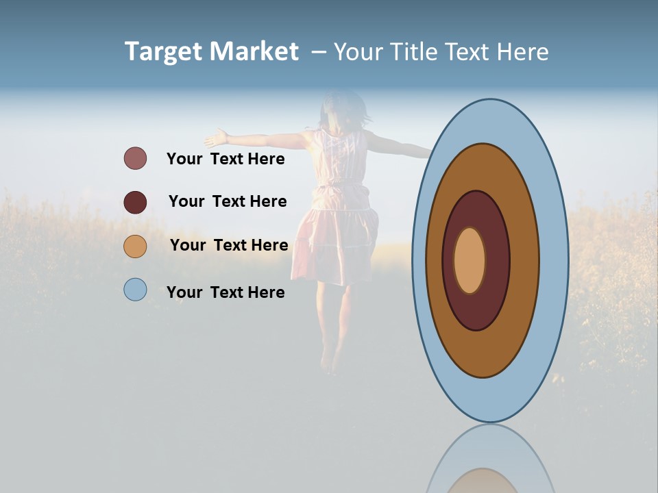 Jump Fun Person PowerPoint Template